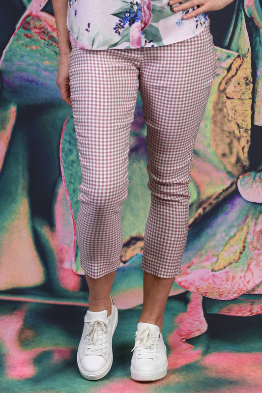 Orbit Jazz Pant - Pink Check