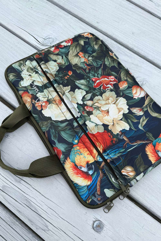 annah stretton parrot pretty 13 inch laptop case neoprene floral sleeve