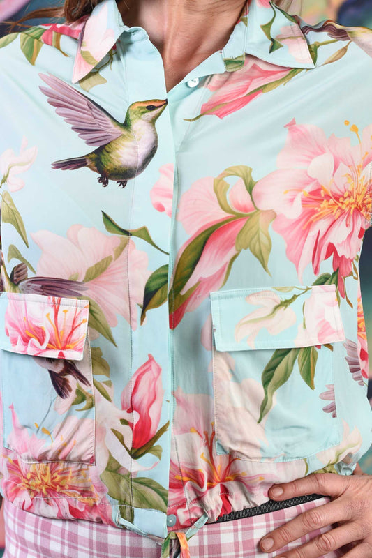 Women’s viscose floral blouse NZ