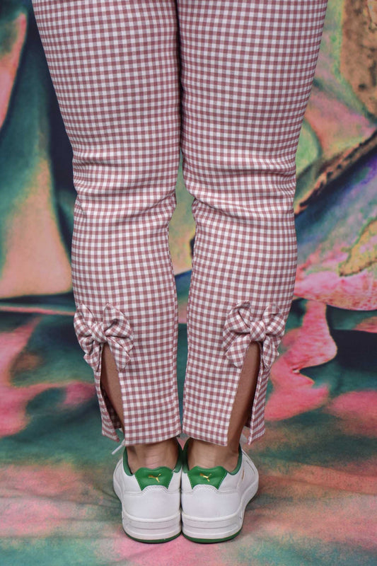 Orbit Jazz Pant - Pink Check