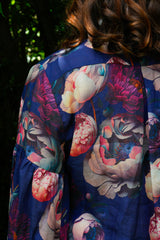 Popo Linen Shirt - Dream Floral Navy - SALE
