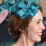 Ribbons In The Sky Fascinator - Peacock