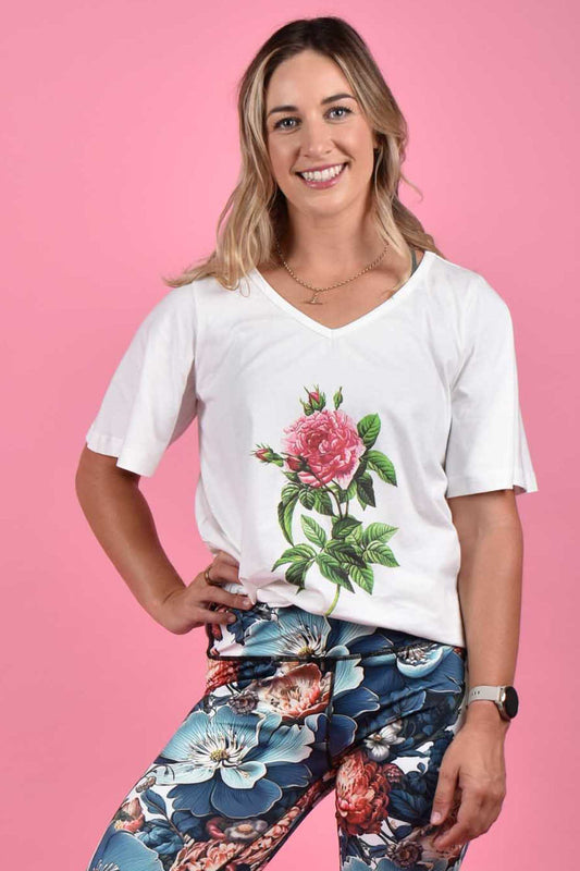 Rica Masey Tee Vintage Rose