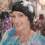 AS Bathing Cap - Black Floral