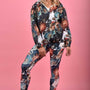 Shannon Yoga Legging - Blue Bloom | SALE
