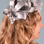 Ribbons in the Sky Fascinator - Silver