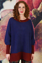 Skylar Sweater - Blue Ruby | SALE