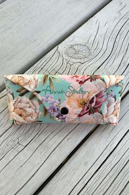 Vegan-friendly PU leather in Whispers of Spring floral print