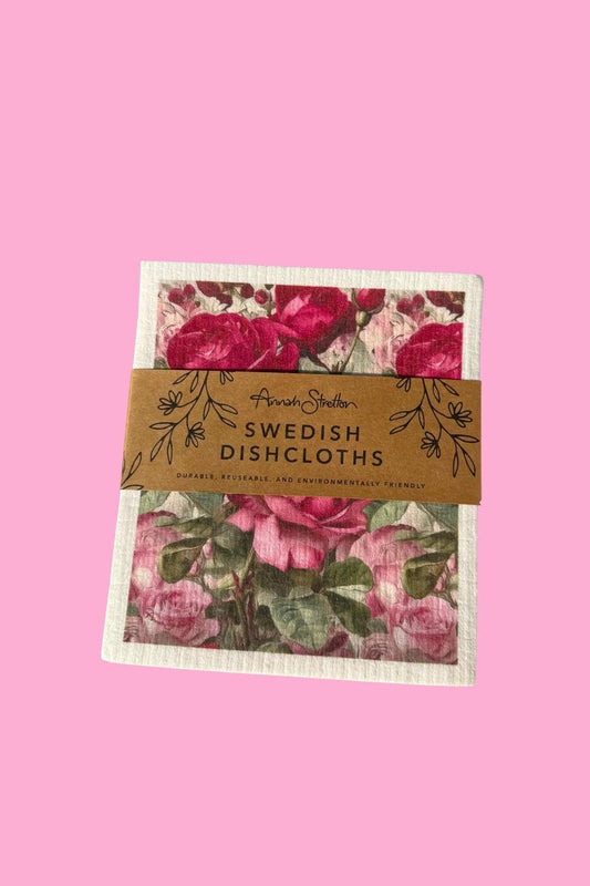 Swedish Dish Cloths - Peony Sonata