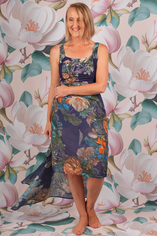 Cotton Wrap Vintage Bouquet – swimwear accessory