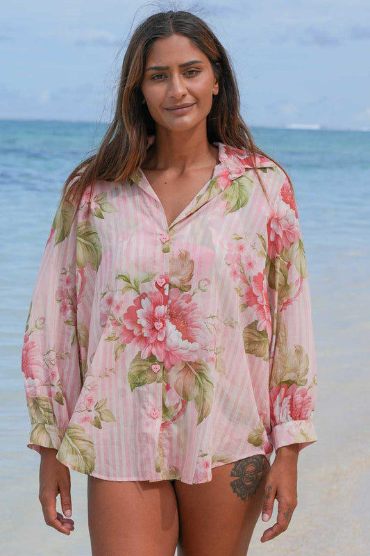 Elsie Lily Shirt - Spring Blush