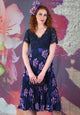 Talor Moon Dress - Navy