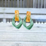 Twiggy Hoops - Green