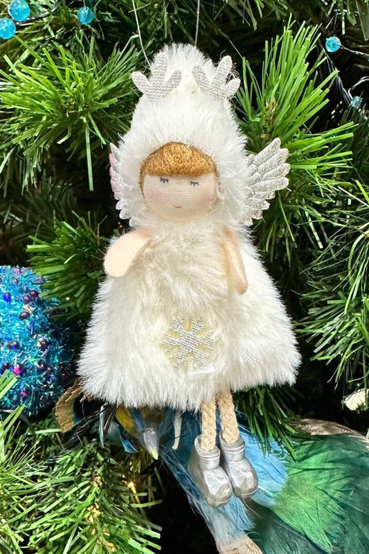 Annah Stretton Violet Angel Christmas Ornament