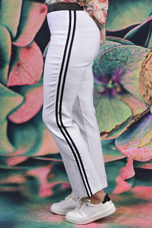 Vita Sideline Straight Leg Pants - White