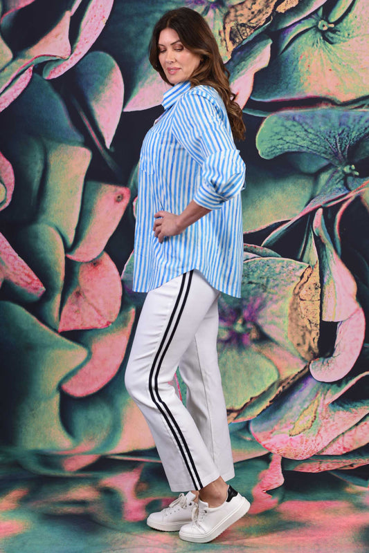 Vita Sideline Straight Leg Pants - White