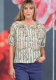Amelie Bambi Top- Meadow Stripes