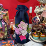 AS Wine Gift Bag - Navy Floral