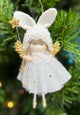 AS Xmas Bunny Angel - White