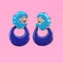 Daphne Earrings - Royal Blue