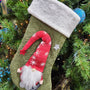 AS Knit Santa Stocking - Olive | SALE