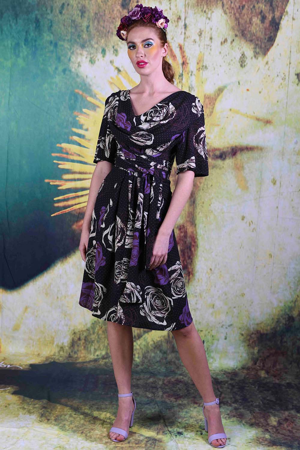 Pearl Black Dress Floral Dresses NZ Annah Stretton NZ