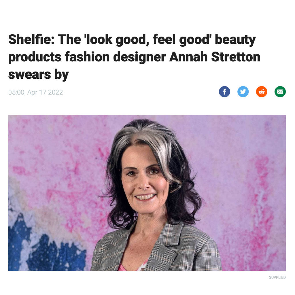 Stuff: Shelfie: The 'look good, feel good' beauty products fashion designer Annah Stretton swears by