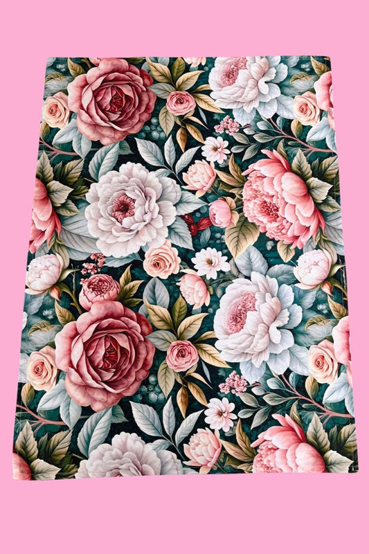 Spring Serenade floral cotton tea towel Annah Stretton