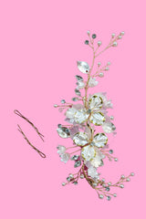 Leila Bridal Hair Piece - Gold