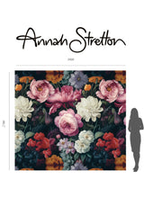 Midnight Floral Waltz Floral Mural Wallpaper - 2.7m x 3m