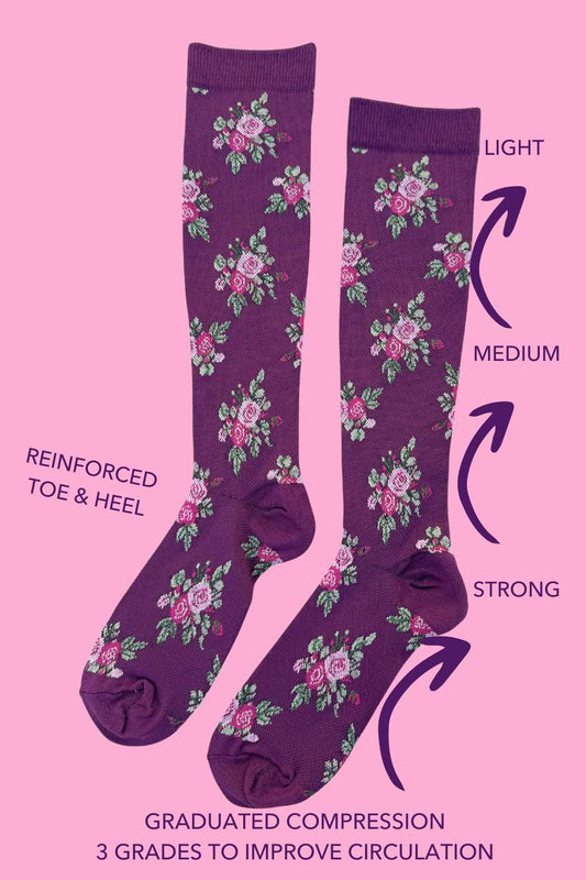 AS Compression Socks - Party Flower | PRE ORDER EARLY OCT