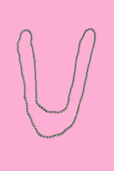 AS Costume Pearl Necklace - Slate