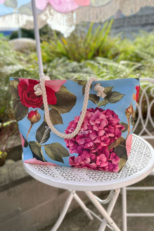 AS Large Beach Bag - Love In The Mist