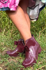 Fashion gumboots with grip sole