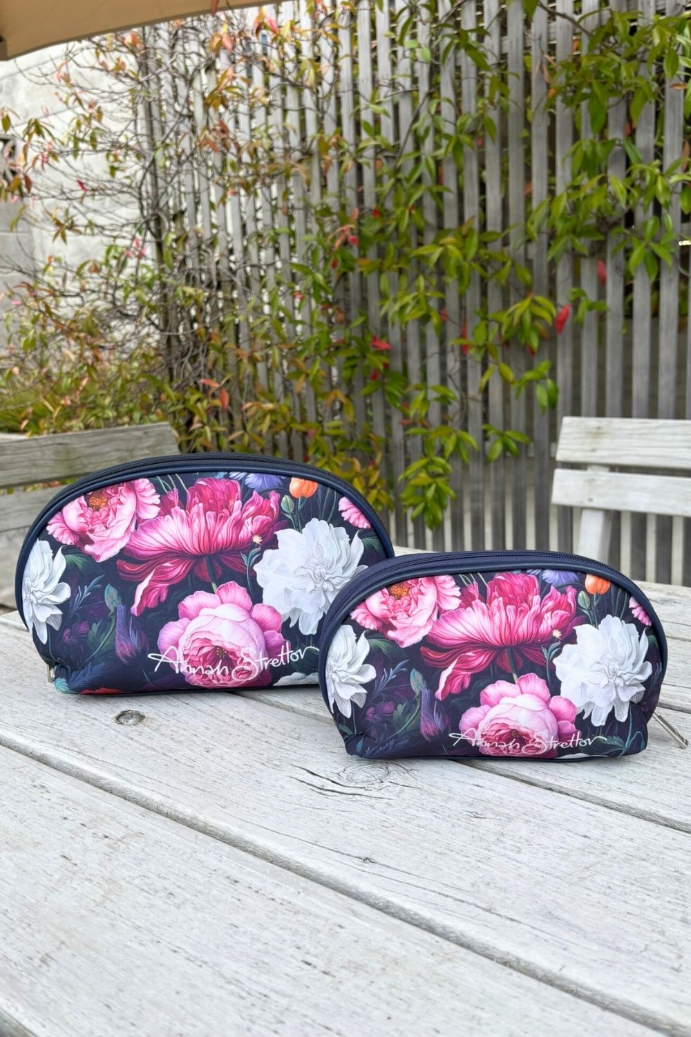 Midnight Waltz small toiletry bag womens