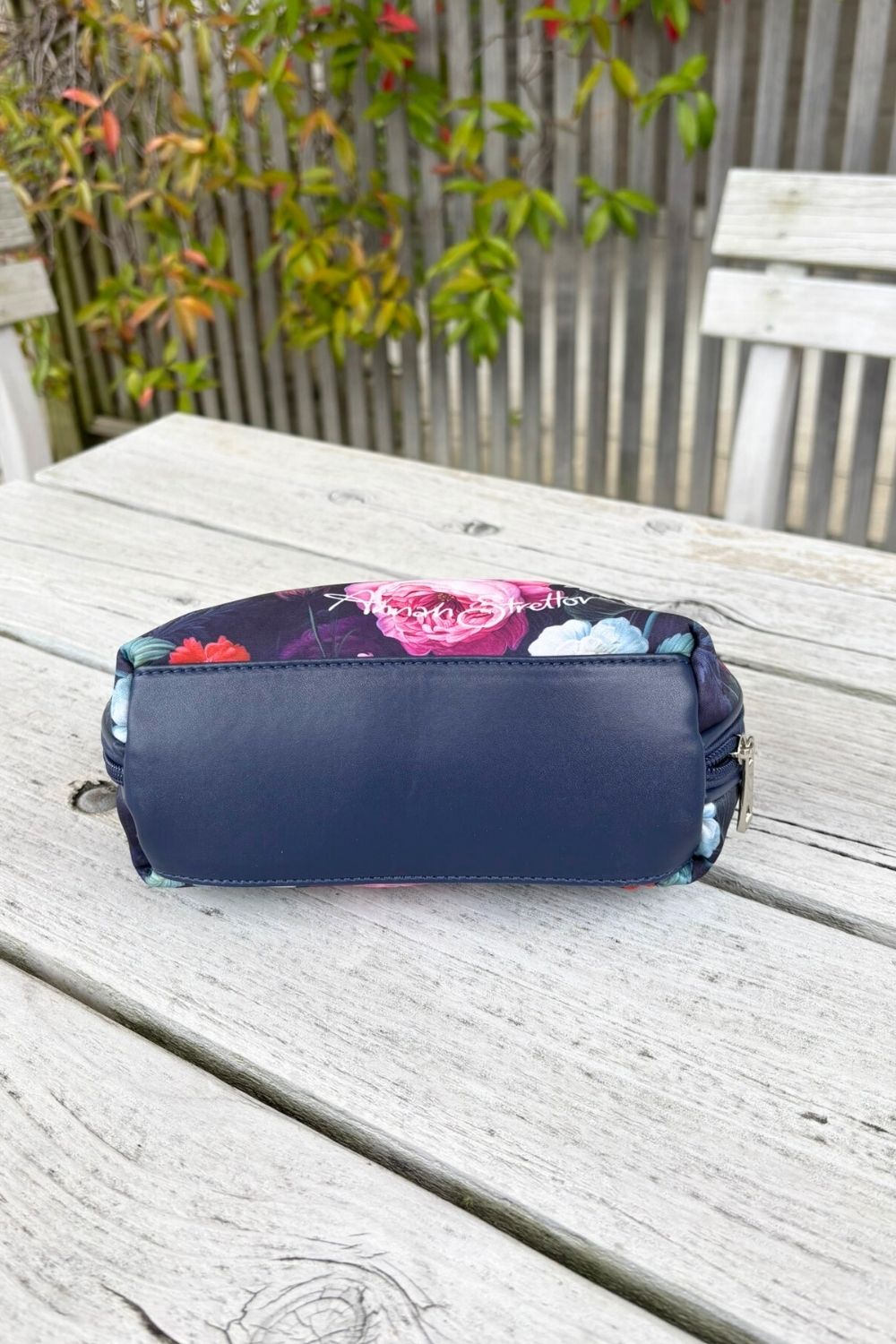 Small floral cosmetic bag Midnight Waltz