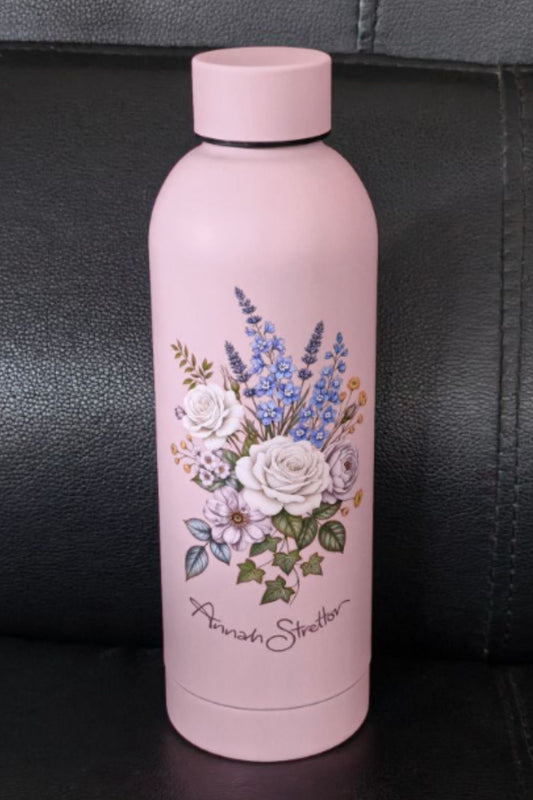 AS Water Bottle - Pink Flower Bomb | PRE ORDER LATE NOV