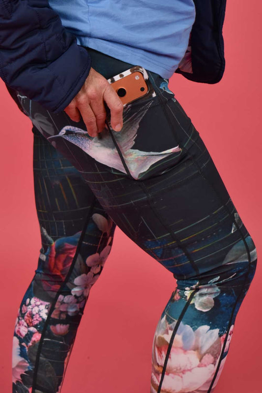 Shannon Phone Pocket Legging - Midnight Avery