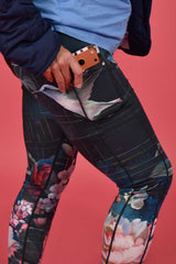 Shannon Phone Pocket Legging - Midnight Avery