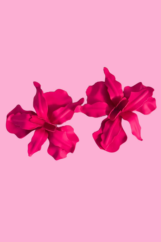 Cerise Bloom Earrings