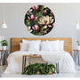Circle Mural - Midnight Magnolia