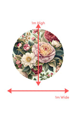 Petal Play mural interior styling