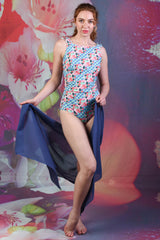 Model wearing Cleo Bather - Gingham by Annah Stretton
