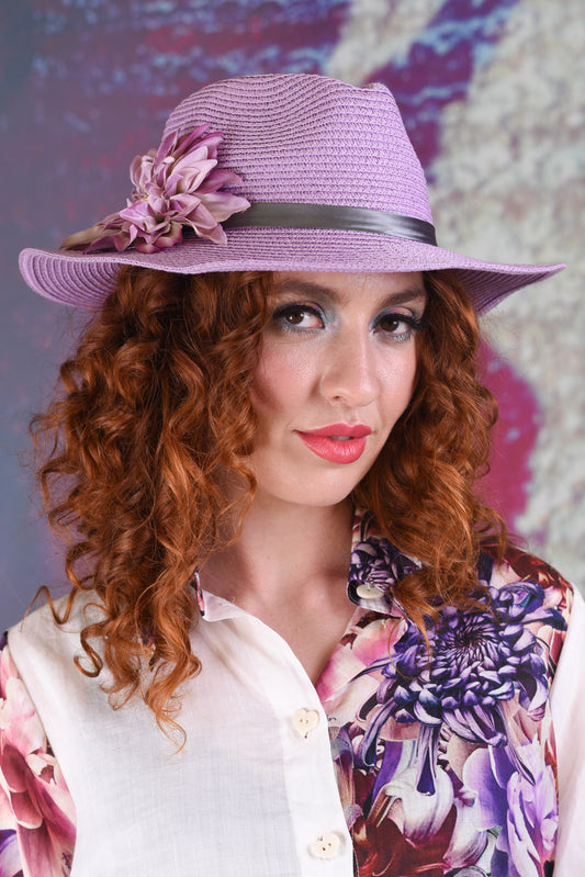 Franny Fedora - Lilac