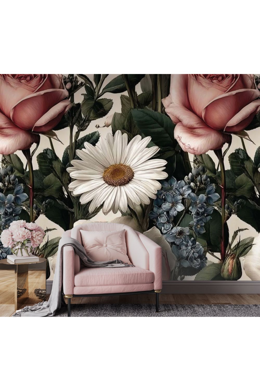 Daisy Do Mural Wallpaper - 2.7m x 3m