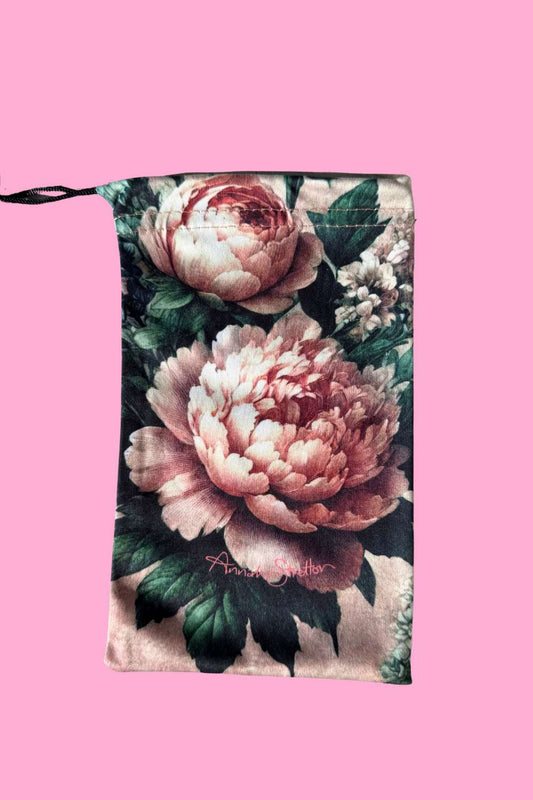 Drawstring Glasses Case - Eternal Blossom