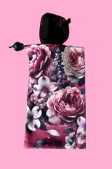 Drawstring Glasses Case - Cherry Romance