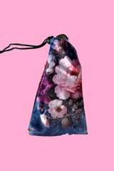 Drawstring Glasses Case - Enchanted Garden