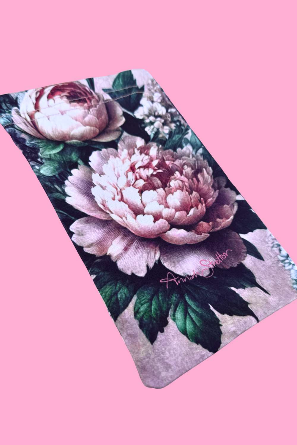 Drawstring Glasses Case - Eternal Blossom