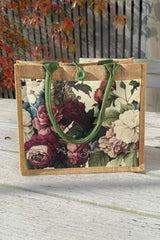J'adore Roses Mini Jute Bag